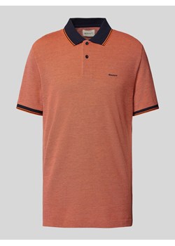 Koszulka polo o kroju slim fit z wyhaftowanym logo ze sklepu Peek&Cloppenburg  w kategorii T-shirty męskie - zdjęcie 170729446