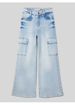 Jeansy o luźnym kroju z kieszeniami cargo ze sklepu Peek&Cloppenburg  w kategorii Spodnie dziewczęce - zdjęcie 170729786