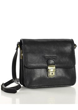 Torba skórzana kwadratowa premium Florence bag - MARCO MAZZINI czarna ze sklepu Verostilo w kategorii Listonoszki - zdjęcie 170730388