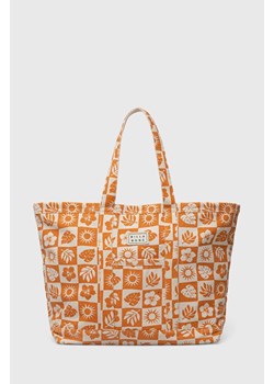 Billabong torebka bawełniana kolor pomarańczowy ze sklepu ANSWEAR.com w kategorii Torby letnie - zdjęcie 170733949