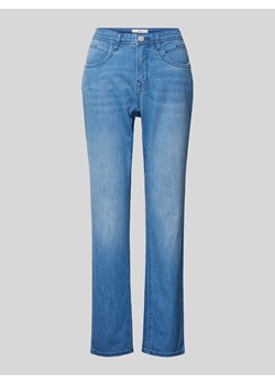 Jeansy z prostą nogawką i wpuszczanymi kieszeniami model ‘STYLE.CAROLA’ ze sklepu Peek&Cloppenburg  w kategorii Jeansy damskie - zdjęcie 170737049