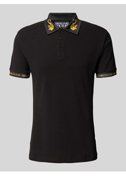 Koszulka polo z nadrukiem z logo ze sklepu Peek&Cloppenburg  w kategorii T-shirty męskie - zdjęcie 170737097