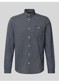 Koszula casualowa o kroju regular fit z fakturowanym wzorem ze sklepu Peek&Cloppenburg  w kategorii Koszule męskie - zdjęcie 170737135