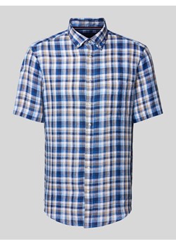 Koszula casualowa z lnu z kołnierzykiem typu button down ze sklepu Peek&Cloppenburg  w kategorii Koszule męskie - zdjęcie 170737136