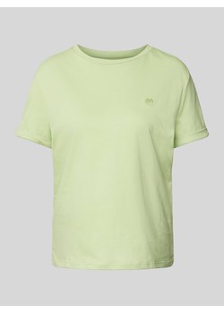 T-shirt z wyhaftowanym motywem model ‘Serz’ ze sklepu Peek&Cloppenburg  w kategorii Bluzki damskie - zdjęcie 170737145