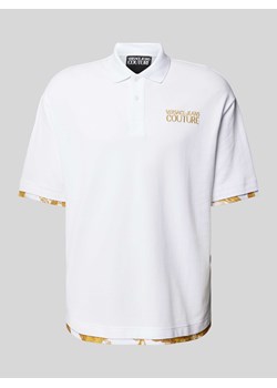 Koszulka polo z nadrukiem z logo ze sklepu Peek&Cloppenburg  w kategorii T-shirty męskie - zdjęcie 170737287