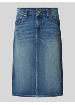 Spódnica jeansowa o długości do kolan z 5 kieszeniami model ‘DANIELA’ ze sklepu Peek&Cloppenburg  w kategorii Spódnice - zdjęcie 170737325