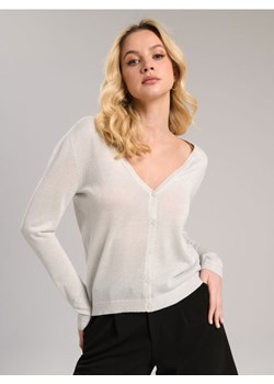 Sinsay - Kardigan - biały ze sklepu Sinsay w kategorii Swetry damskie - zdjęcie 170738038