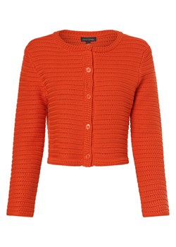 Franco Callegari Kardigan damski Kobiety Bawełna pomarańczowy jednolity ze sklepu vangraaf w kategorii Swetry damskie - zdjęcie 170738145