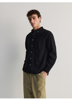 Reserved - Denimowa koszula regular fit - czarny ze sklepu Reserved w kategorii Koszule męskie - zdjęcie 170738328