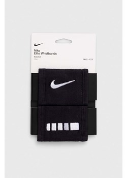 Nike opaski na nadgarstek 2-pack kolor czarny ze sklepu ANSWEAR.com w kategorii Dodatki męskie - zdjęcie 170739455