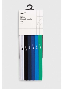 Nike opaski na głowę 6-pack kolor niebieski ze sklepu ANSWEAR.com w kategorii Dodatki męskie - zdjęcie 170739466
