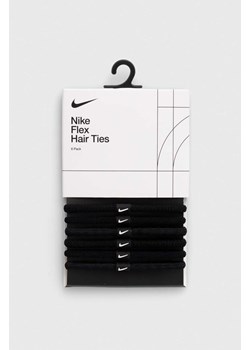 Nike gumki do włosów 6-pack kolor czarny ze sklepu ANSWEAR.com w kategorii Dodatki męskie - zdjęcie 170739468