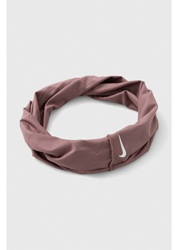 Nike opaska na głowę kolor różowy ze sklepu ANSWEAR.com w kategorii Opaski damskie - zdjęcie 170739476
