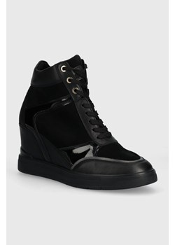 Geox sneakersy skórzane D MAURICA B kolor czarny D35PRB 02285 C9999 ze sklepu ANSWEAR.com w kategorii Buty sportowe damskie - zdjęcie 170739508