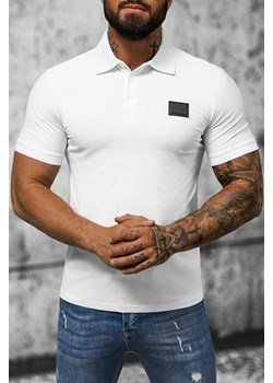 T-shirt FREBOLFO WHITE ze sklepu Ivet Shop w kategorii T-shirty męskie - zdjęcie 170739769