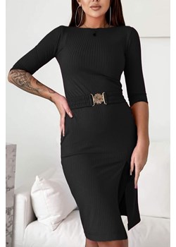 Sukienka LOTINDA BLACK ze sklepu Ivet Shop w kategorii Sukienki - zdjęcie 170739799