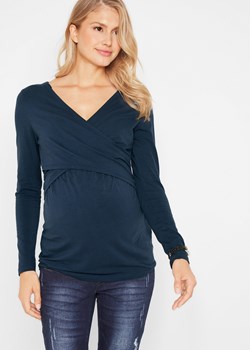 Shirt ciążowy i do karmienia piersią, bawełna organiczna ze sklepu bonprix w kategorii Bluzki ciążowe - zdjęcie 170741088