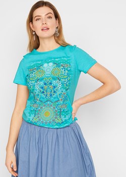 T-shirt z nadrukiem ze sklepu bonprix w kategorii Bluzki damskie - zdjęcie 170741156