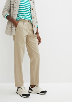 Spodnie chino ze stretchem ze sklepu bonprix w kategorii Spodnie damskie - zdjęcie 170742185