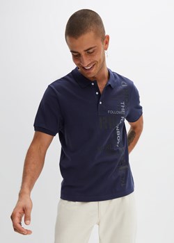 Shirt polo Slim fit z bawełny, Slim Fit, krótki rękaw ze sklepu bonprix w kategorii T-shirty męskie - zdjęcie 170742268