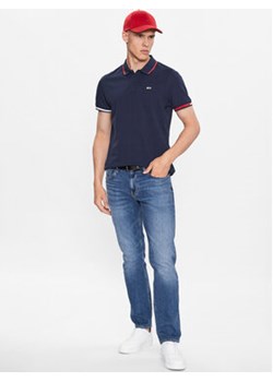 Tommy Jeans Polo Flag DM0DM12963 Granatowy Regular Fit ze sklepu MODIVO w kategorii T-shirty męskie - zdjęcie 170743899