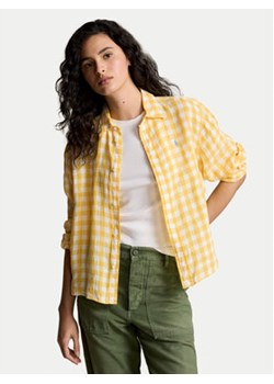 Polo Ralph Lauren Koszula 211935130004 Żółty Relaxed Fit ze sklepu MODIVO w kategorii Koszule damskie - zdjęcie 170743907