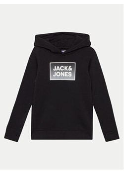 Jack&Jones Junior Bluza Steel 12249653 Czarny Regular Fit ze sklepu MODIVO w kategorii Bluzy chłopięce - zdjęcie 170744005