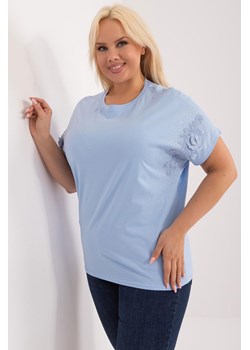 Casualowa bluzka plus size z aplikacjami ze sklepu 5.10.15 w kategorii Bluzki damskie - zdjęcie 170744656