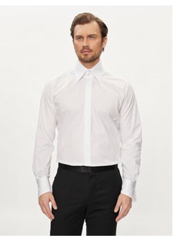 KARL LAGERFELD Koszula 605008 Biały Slim Fit ze sklepu MODIVO w kategorii Koszule męskie - zdjęcie 170745015