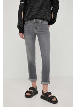 Liu Jo jeansy damskie kolor szary ze sklepu ANSWEAR.com w kategorii Jeansy damskie - zdjęcie 170745597