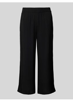 Spodnie materiałowe z szeroką nogawką i zwierzęcym nadrukiem model ‘Joella’ ze sklepu Peek&Cloppenburg  w kategorii Spodnie damskie - zdjęcie 170749236