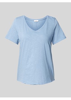 T-shirt z dekoltem w serek ze sklepu Peek&Cloppenburg  w kategorii Bluzki damskie - zdjęcie 170749565