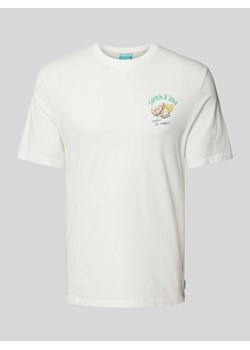 T-shirt z okrągłym dekoltem ze sklepu Peek&Cloppenburg  w kategorii T-shirty męskie - zdjęcie 170749586