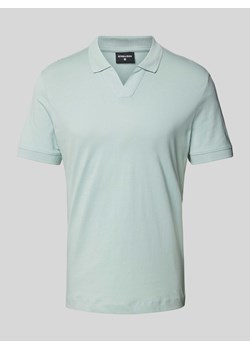 Koszulka polo z fakturowanym wzorem model ‘Clark’ ze sklepu Peek&Cloppenburg  w kategorii T-shirty męskie - zdjęcie 170749765