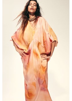 H & M - Wzorzysta sukienka tunikowa - Pomarańczowy ze sklepu H&M w kategorii Sukienki - zdjęcie 170749816
