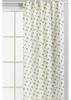 H & M - Zasłona z wzorzystej bawełny 2-pak - Biały ze sklepu H&M w kategorii Zasłony - zdjęcie 170749906