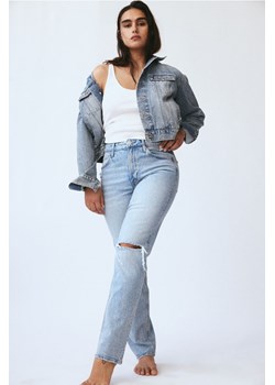 H & M - Slim Straight High Jeans - Niebieski ze sklepu H&M w kategorii Jeansy damskie - zdjęcie 170749918