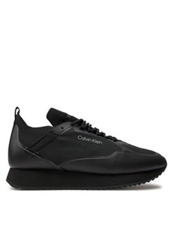 Calvin Klein Sneakersy Low Top Lace Up Nylon HM0HM00921 Czarny ze sklepu MODIVO w kategorii Buty sportowe męskie - zdjęcie 170752767