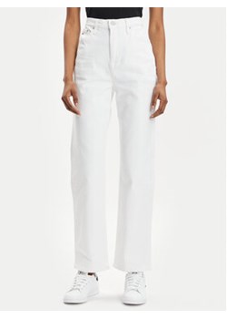 Tommy Jeans Jeansy Julie DW0DW17612 Biały Straight Fit ze sklepu MODIVO w kategorii Jeansy damskie - zdjęcie 170752865