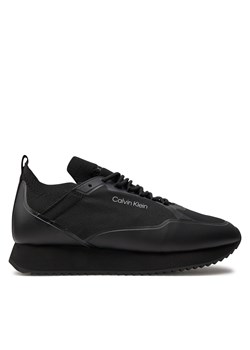 Sneakersy Calvin Klein Low Top Lace Up Nylon HM0HM00921 Triple Black 0GJ ze sklepu eobuwie.pl w kategorii Buty sportowe męskie - zdjęcie 170754145