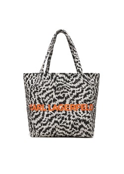 Torebka KARL LAGERFELD Zebra 241W3887 Kolorowy ze sklepu eobuwie.pl w kategorii Torby Shopper bag - zdjęcie 170754239