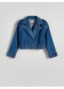 Reserved - Jeansowa kurtka - niebieski ze sklepu Reserved w kategorii Kurtki damskie - zdjęcie 170756479