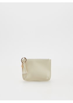 Reserved - Mały portfel z chwostem - złamana biel ze sklepu Reserved w kategorii Portfele damskie - zdjęcie 170756568