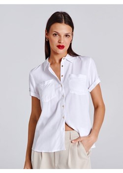 Sinsay - Koszula z krótkim rękawem - biały ze sklepu Sinsay w kategorii Koszule damskie - zdjęcie 170757408