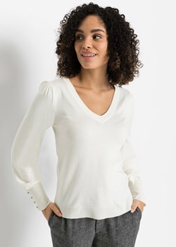 Sweter z ozdobnymi guzikami ze sklepu bonprix w kategorii Swetry damskie - zdjęcie 170766617