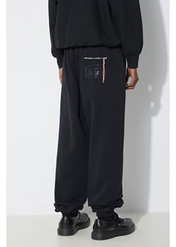Aries spodnie dresowe bawełniane Premium Temple Sweatpant kolor czarny z nadrukiem COAR30000 ze sklepu PRM w kategorii Spodnie męskie - zdjęcie 170769398