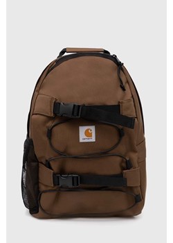 Carhartt WIP plecak Kickflip Backpack kolor brązowy duży gładki I031468.1ZDXX ze sklepu PRM w kategorii Plecaki - zdjęcie 170770108