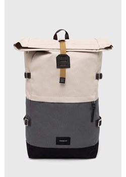 Sandqvist plecak Bernt kolor szary duży wzorzysty SQA2338 ze sklepu PRM w kategorii Plecaki - zdjęcie 170770138