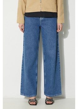 Carhartt WIP jeansy Jens Pant damskie high waist I032709.160 ze sklepu PRM w kategorii Jeansy damskie - zdjęcie 170770176